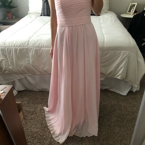 Pink floor length dress - Picture 5 of 8